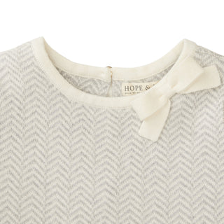 Bow Detail Sweater Dress - Hope & Henry Girl