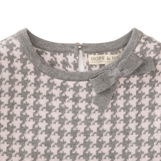 Bow Detail Sweater Dress - Hope & Henry Girl
