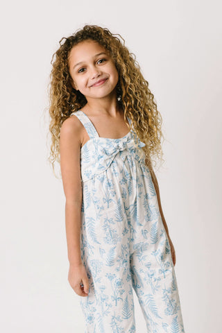 Bow Front Wide Leg Jumpsuit - Hope & Henry Girl