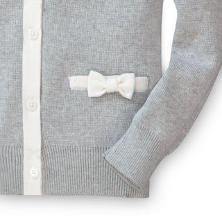 Bow Pocket Cardigan - Hope & Henry Girl