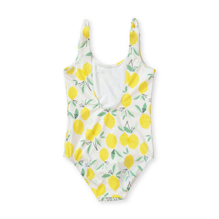 Bow Shoulder One-Piece Swimsuit - Hope & Henry Girl