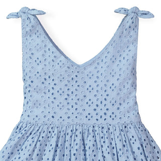 Bow Shoulder Swing Dress - Hope & Henry Girl