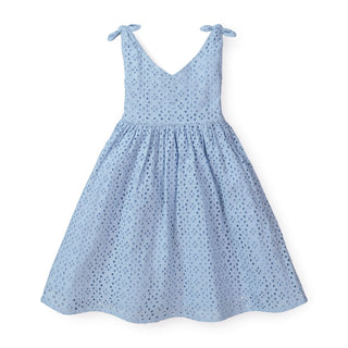 Bow Shoulder Swing Dress - Hope & Henry Girl