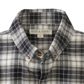 Brushed Flannel Button Down Shirt - Hope & Henry Men