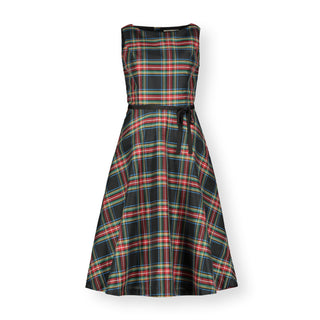 Button Back Fit and Flare Dress - Hope & Henry Women