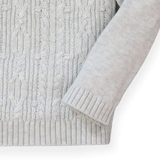 Cable Button Sweater - Hope & Henry Girl