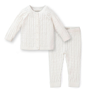 Cable Cardigan and Legging Set - Hope & Henry Baby