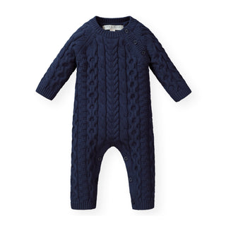 Cable Knit Sweater Romper - Hope & Henry Baby