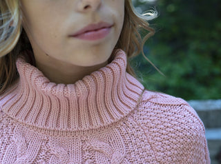 Cable Raglan Turtleneck Sweater - Hope & Henry Girl