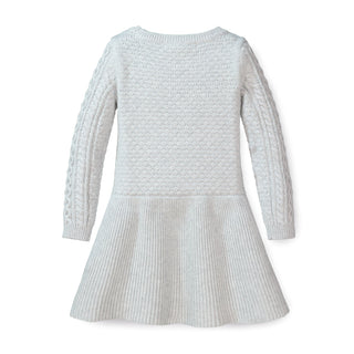 Cable Sweater Dress with Ribbed Skirt - Hope & Henry Girl