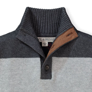 Contrast Sweater with Elbow Patches - Hope & Henry Boy