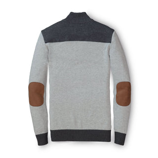 Contrast Sweater with Elbow Patches - Hope & Henry Men