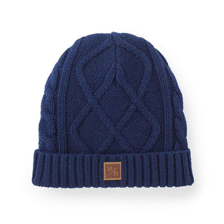 Cuffed Cable Beanie | Dark Blue - Hope & Henry Boy