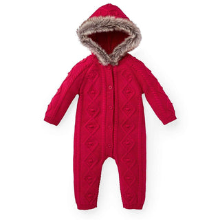 Faux Fur Hooded One Piece - Hope & Henry Baby