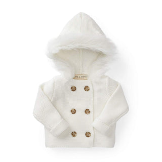 Faux Fur Hooded Sweater - Hope & Henry Baby