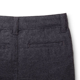 Faux Wool Dress Pants | Dark Heather Grey - Hope & Henry Boy