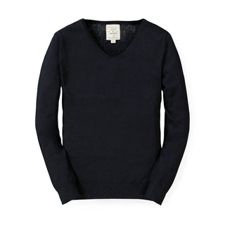 Fine Gauge V-Neck Sweater - Hope & Henry Women