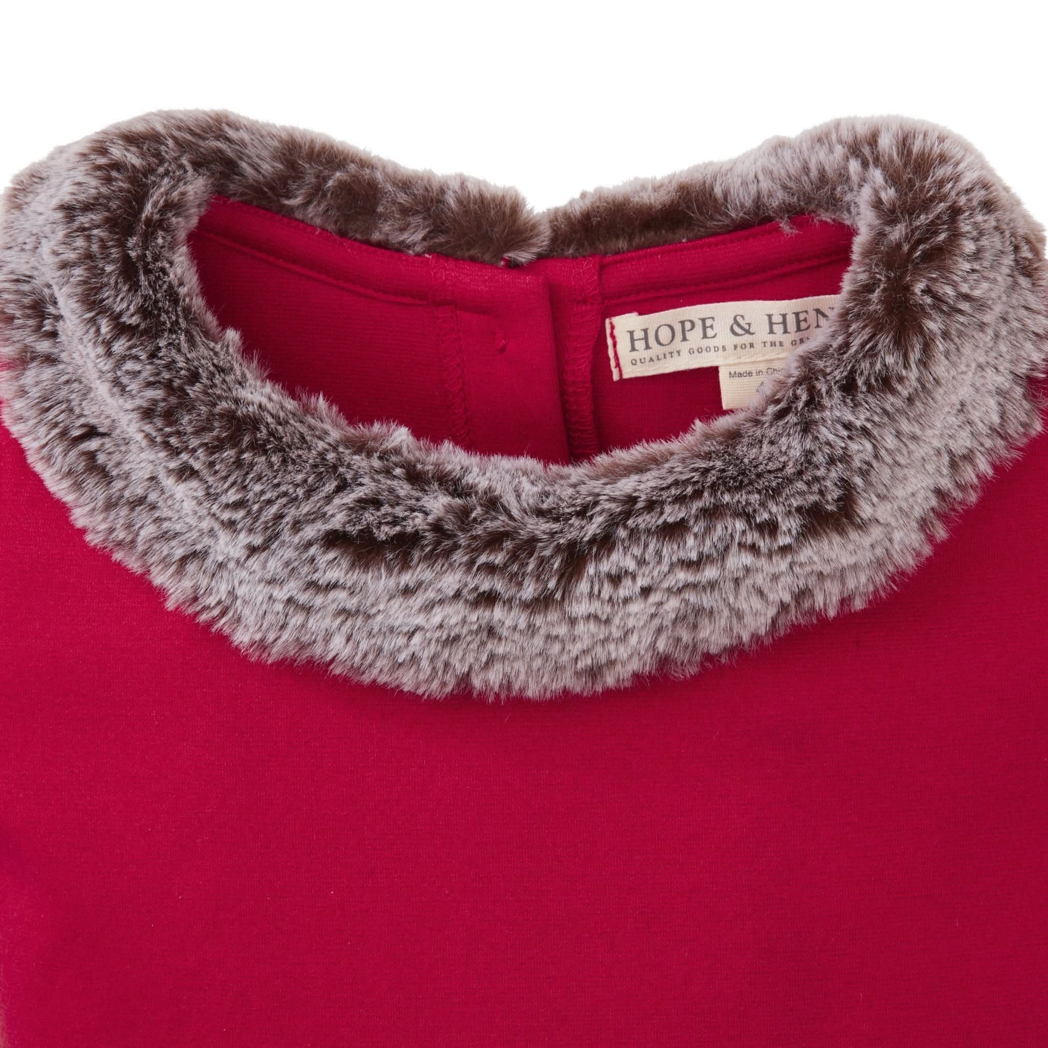 hope and henry red dress Puff Sleeve Party Dress Hope & Henry