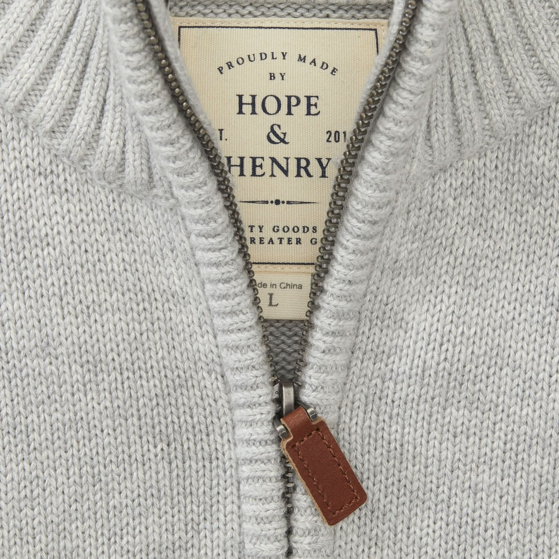 Half Zip Pullover Sweater | Hope & Henry Men