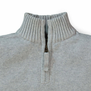 Half Zip Pullover Sweater with Elbow Patches - Hope & Henry Boy