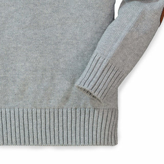 Half Zip Pullover Sweater with Elbow Patches - Hope & Henry Boy