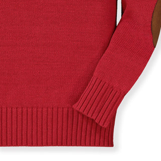 Hem & Thread HT Suede Elbow Patch Sweater