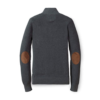 Half Zip Pullover Sweater with Elbow Patches - Hope & Henry Men