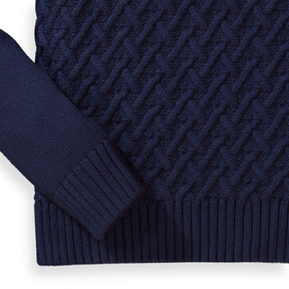 Herringbone Cable Sweater - Hope & Henry Men