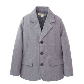 Herringbone Suit Jacket - Hope & Henry Boy