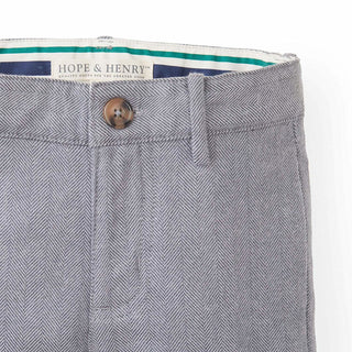 Herringbone Suit Pant - Hope & Henry Boy