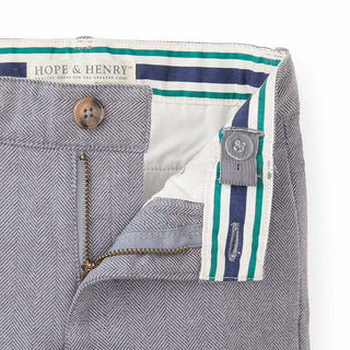 Herringbone Suit Pant - Hope & Henry Boy