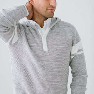 Hooded Pullover Sweater - Hope & Henry Men