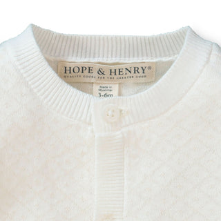 Jacquard Sweater Romper - Hope & Henry Baby