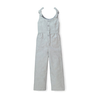 Knot Tie Button Front Jumpsuit - Hope & Henry Girl