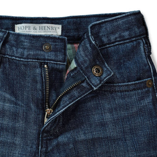 Lined Medium Wash Denim - Hope & Henry Boy