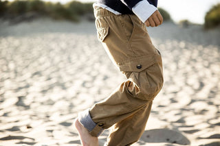 Lined Pull-On Cargo Pants - Hope & Henry Boy