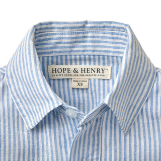 Linen Button Down Shirt - Hope & Henry Boy