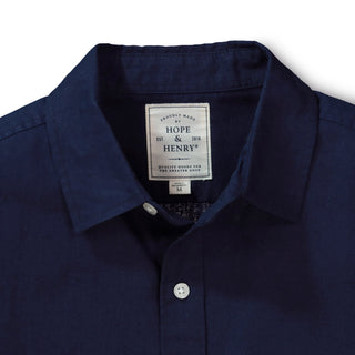 Linen Button Down Shirt - Hope & Henry Men