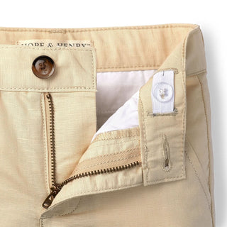 Linen Pant | Khaki - Hope & Henry Boy