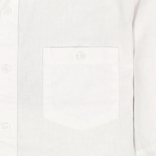 Linen Short Sleeve Button Down Shirt - Hope & Henry Men