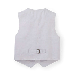 Linen Suit Vest - Hope & Henry Boy