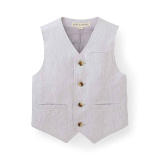 Linen Suit Vest - Hope & Henry Boy