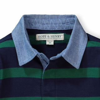 Long Sleeve Rugby Shirt - Hope & Henry Boy