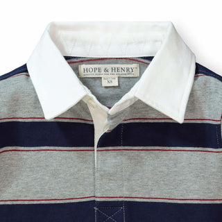 Long Sleeve Rugby Shirt - Hope & Henry Boy