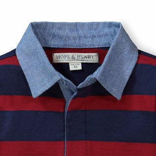 Long Sleeve Rugby Shirt - Hope & Henry Boy