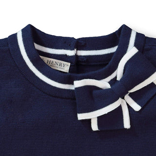 Milano Tipped Short Sleeve Sweater - Hope & Henry Girl