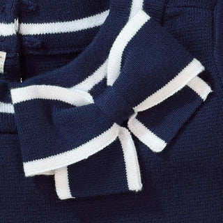 Milano Tipped Short Sleeve Sweater - Hope & Henry Girl