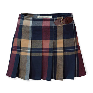 Pleated Skirt with Buckle Detail - Hope & Henry Girl