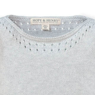 Pointelle Detail Sweater - Hope & Henry Girl