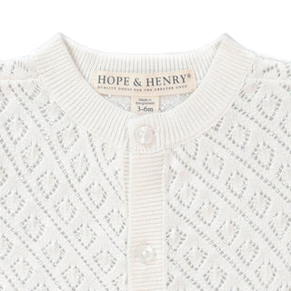 Pointelle Sweater Romper - Hope & Henry Baby